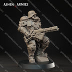 Ashen Armies Hellbound Apostasy Heretic Troopers – 32mm Ready-to-Ship 3D Printed Resin Miniatures