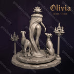 Dungeons & Maidens Olivia 32/75mm 3D Resin Miniature