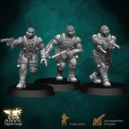 Anvil HiTech Sneaking Suits 28/32mm 3D Resin Miniatures Single-Piece