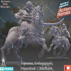 Across the Realms Mounted Chieftan – 32mm Ready-to-Ship 3D Printed Resin Model Kit