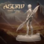 Dungeons & Maidens Astrid 32/75mm 3D Resin Miniature